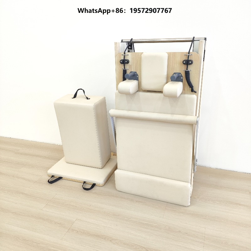 Pilates Yoga Reformer - Oak Wood Yoga Training Home Wooden