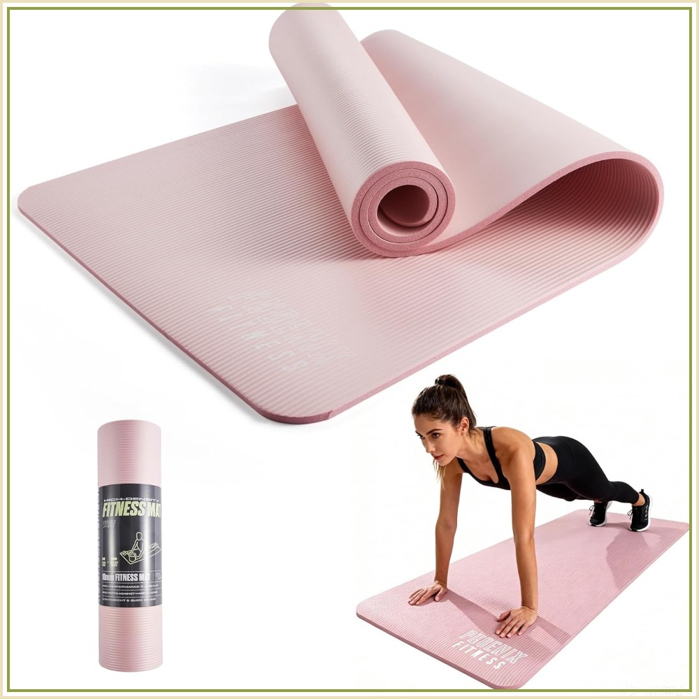 Pilates Yoga Hiit - Extra Thick 15mm NBR Yoga Mat