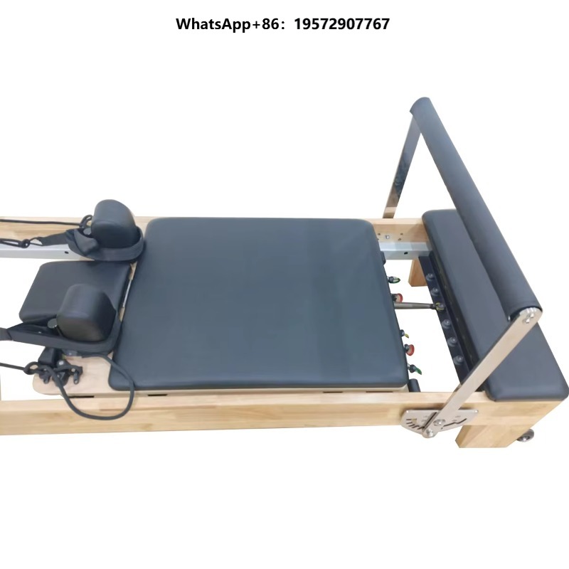 Pilates Yoga Reformer - Solid Oak Wood Pilates Reformer Machine
