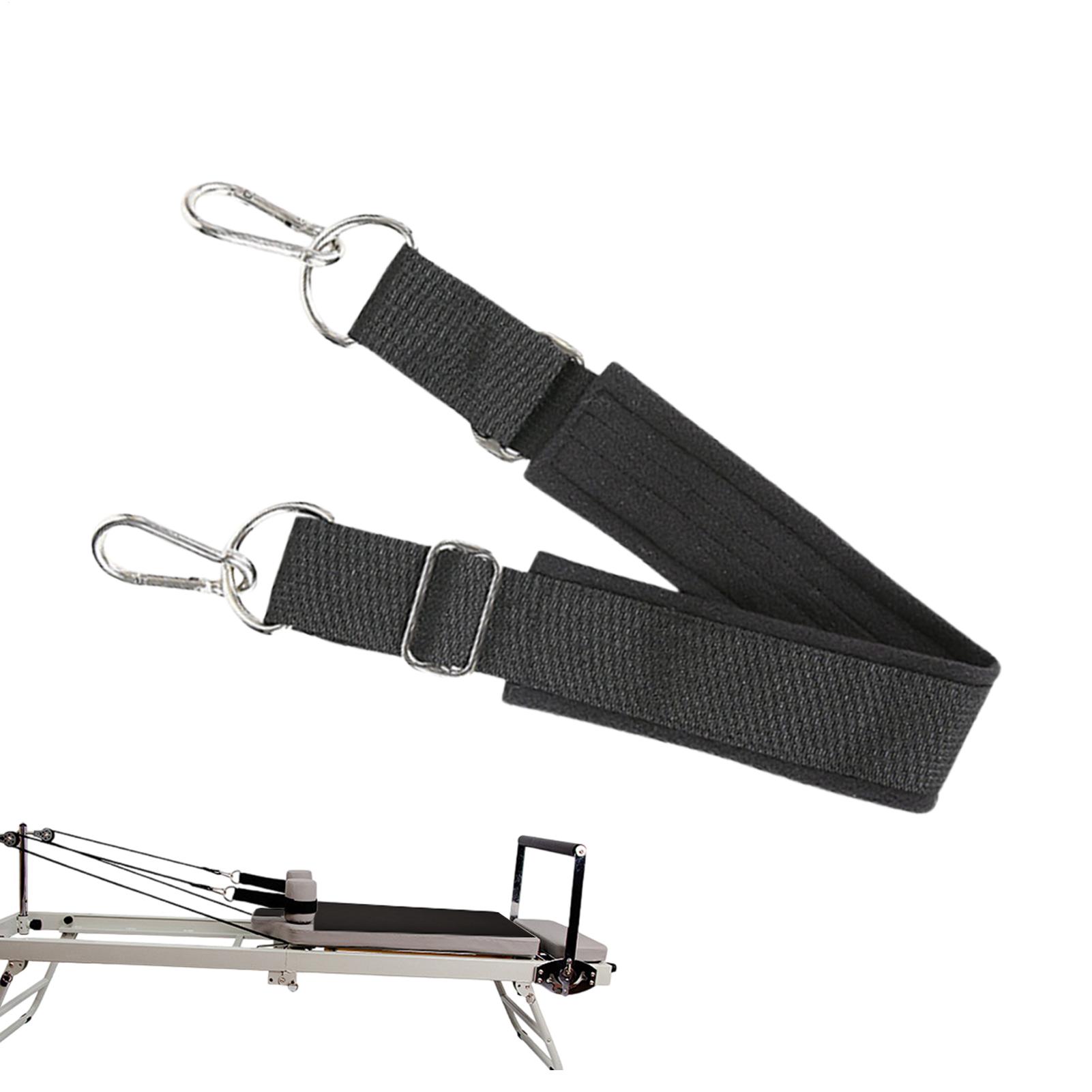 Pilates Yoga Reformer - Reformer Footstrap Double-Loop Thickened Non-Slip Adjustable