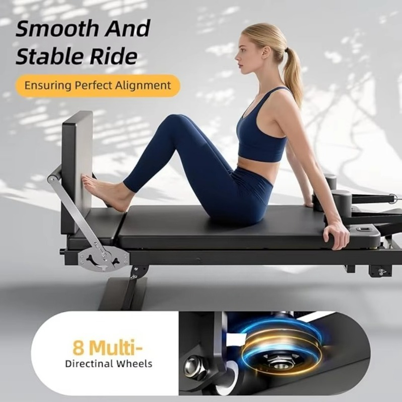 Foldable Pilates Reformer Mach - Pilates Yoga Reformer 评论和价格