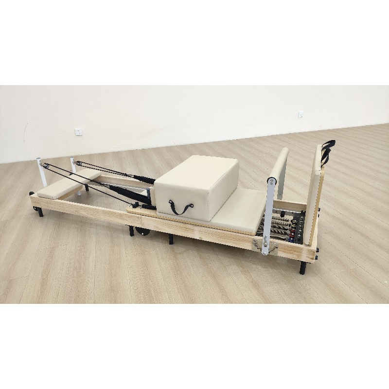 Oak Wood Yoga Training Home Wo - Pilates Yoga Reformer 评论和价格