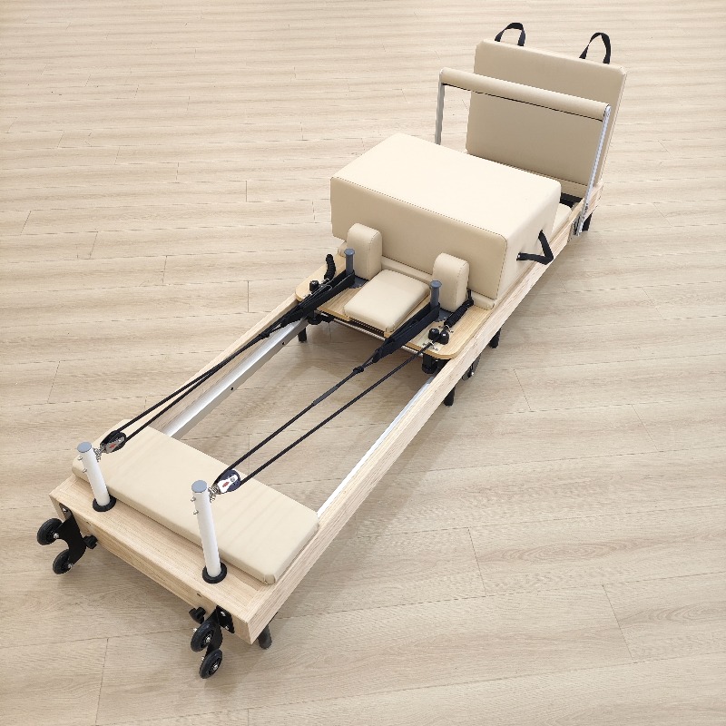Oak Wood Yoga Training Home Wo - Pilates Yoga Reformer 评论和价格