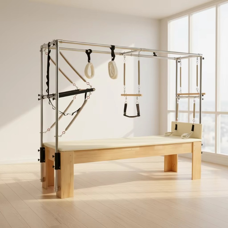 Commercial Grade Foldable Mapl - Pilates Yoga Reformer 评论和价格