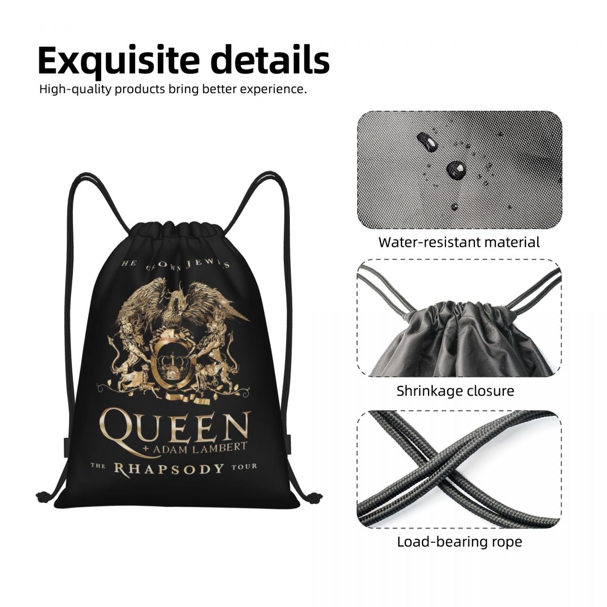 Custom Freddie Mercury Crown D - Pilates Yoga Bag 评论和价格
