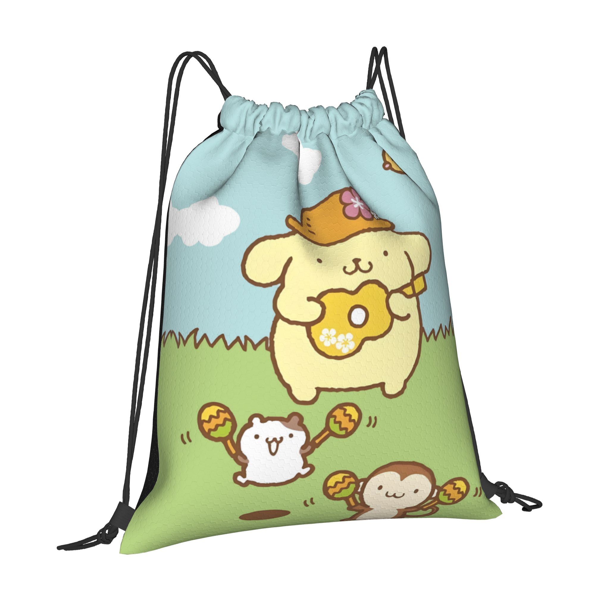 Custom P-Pompompurines Drawstr - Pilates Yoga Bag 评论和价格