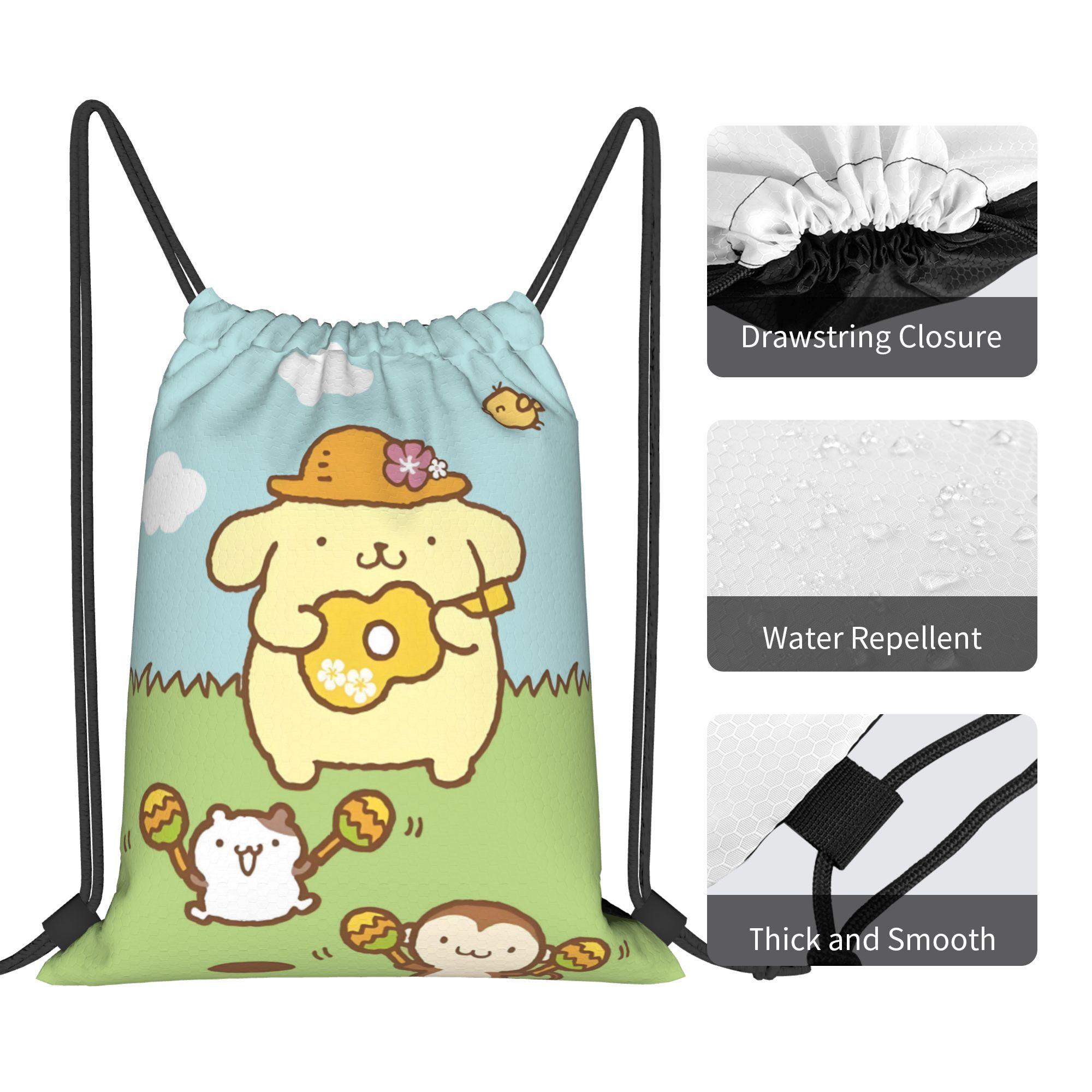 Custom P-Pompompurines Drawstr - Pilates Yoga Bag 评论和价格