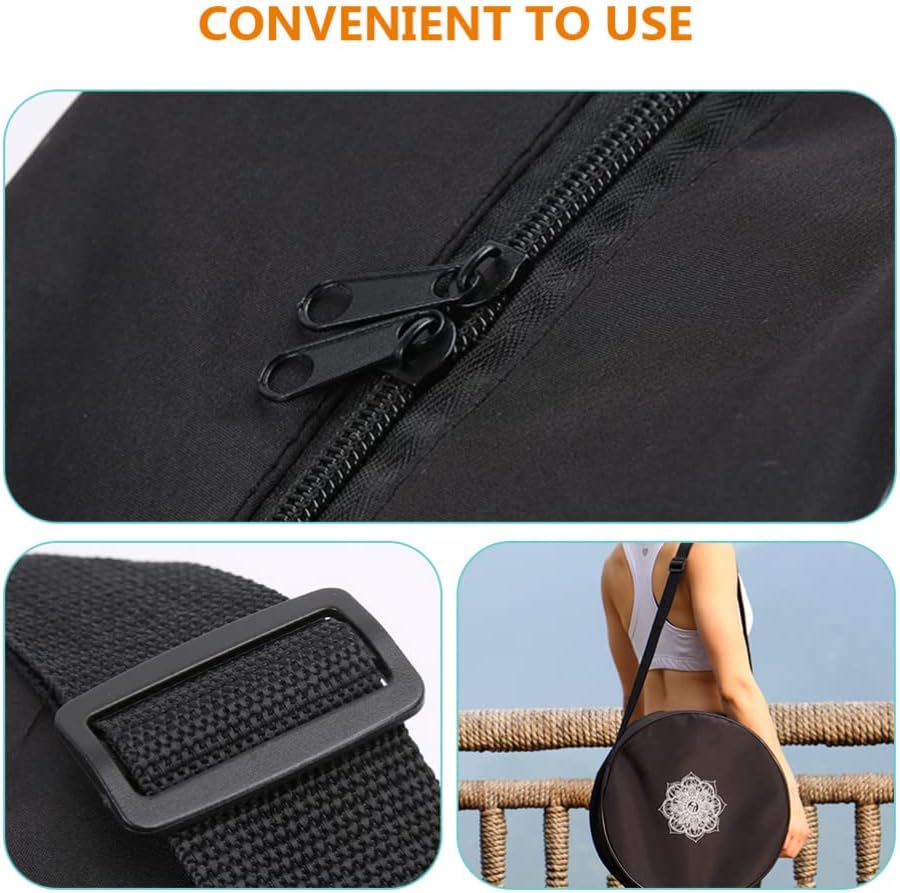 Yoga Wheel Bag Nylon Black Man - Pilates Yoga Bag 评论和价格