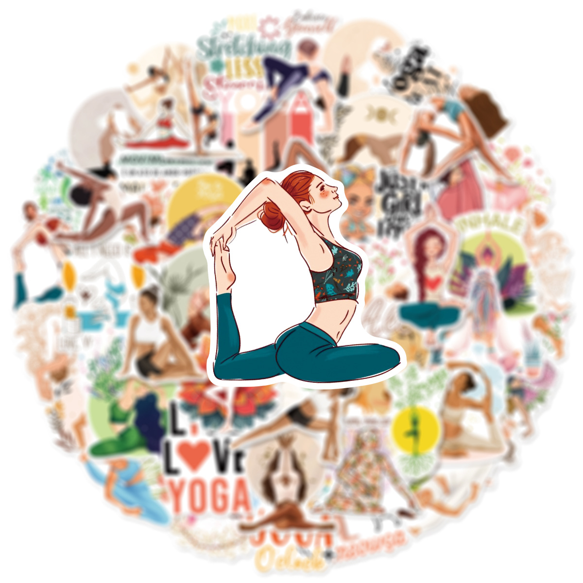 10/50PCS Pilates Yoga Graffiti - Pilates Yoga Bag 评论和价格