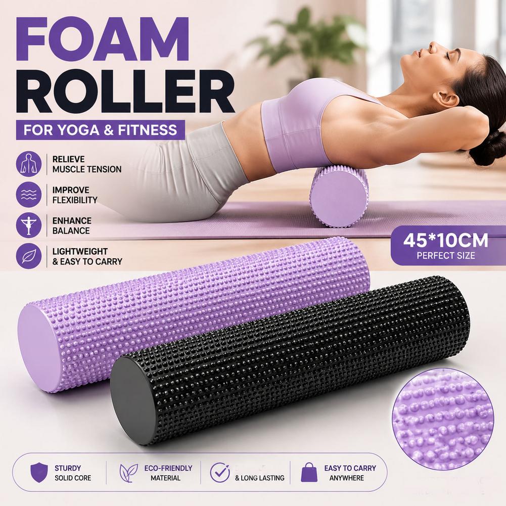 Yoga Foam Roller EVA High Dens - Pilates Yoga Reformer 评论和价格