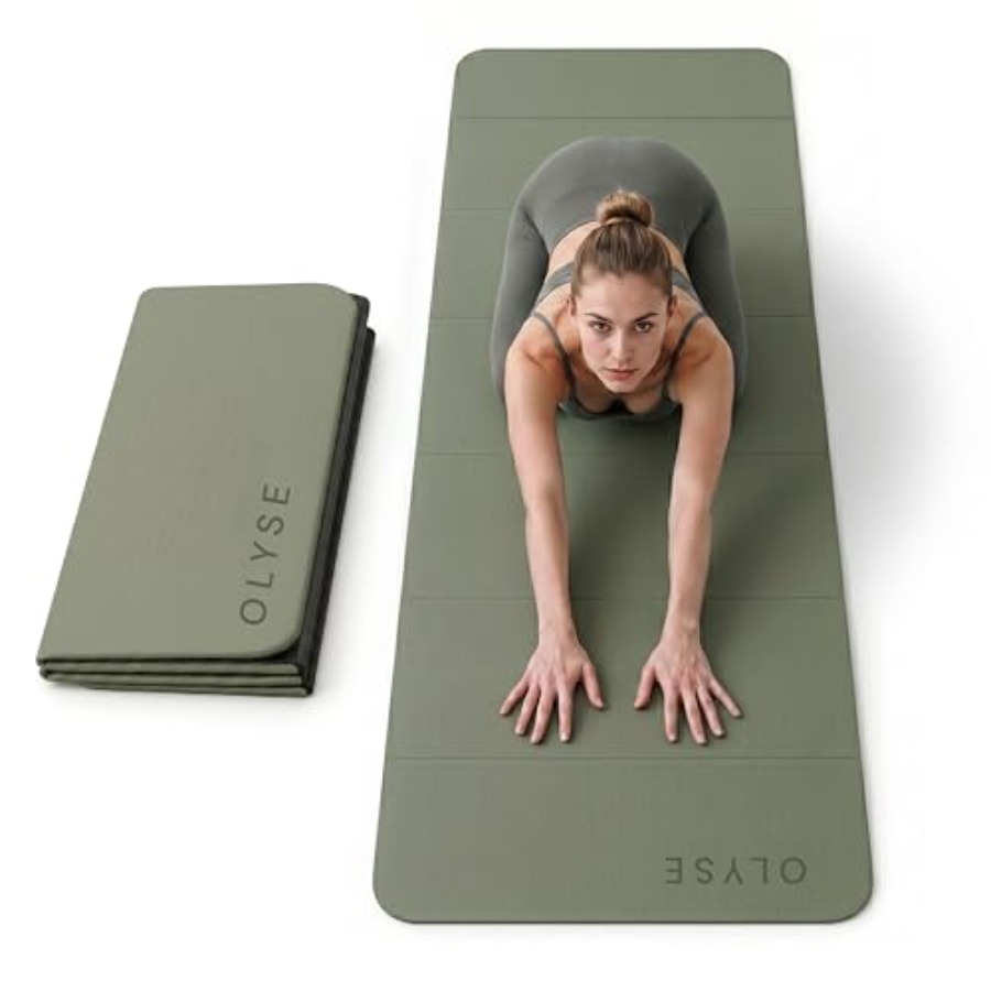 Foldable Yoga Mat for Yoga Pil - Pilates Yoga Hiit 评论和价格
