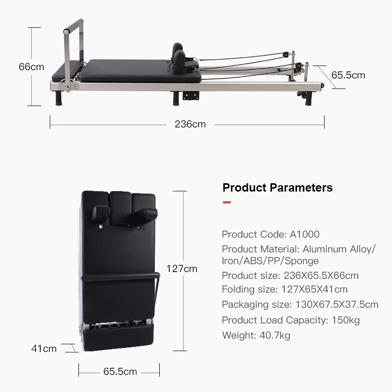 Ultra-Light Aluminum Pilates R - Pilates Yoga Reformer 评论和价格
