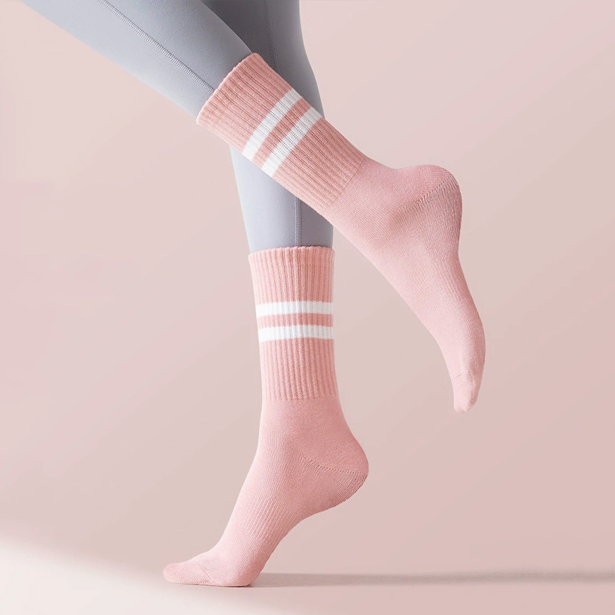 3 Pairs Long Yoga Socks with G - Pilates Yoga Barre 评论和价格