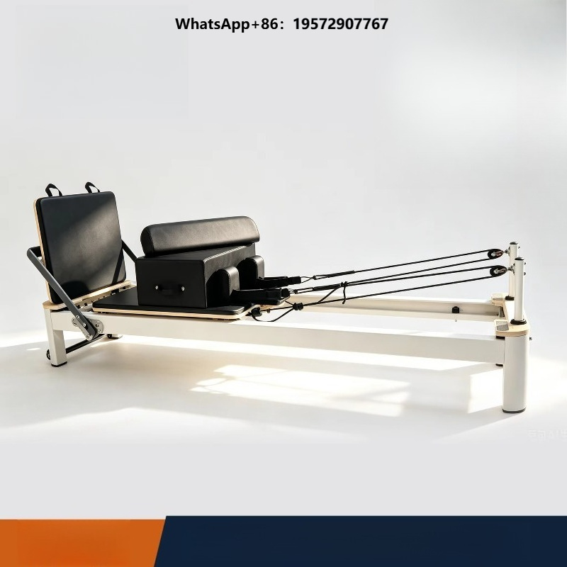Professional Adjustable Wood P - Pilates Yoga Reformer 评论和价格
