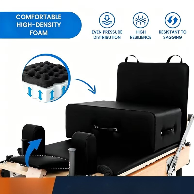 Professional Adjustable Wood P - Pilates Yoga Reformer 评论和价格