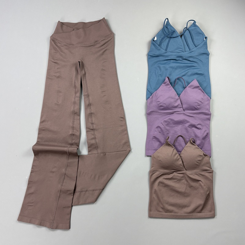 2Pcs Women Seamless Yoga Worko - Pilates Yoga Clothes 评论和价格