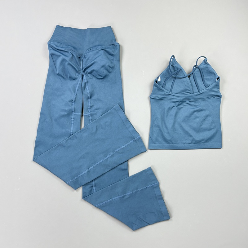 2Pcs Women Seamless Yoga Worko - Pilates Yoga Clothes 评论和价格