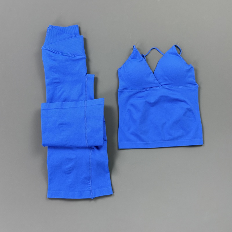 2Pcs Women Seamless Yoga Worko - Pilates Yoga Clothes 评论和价格