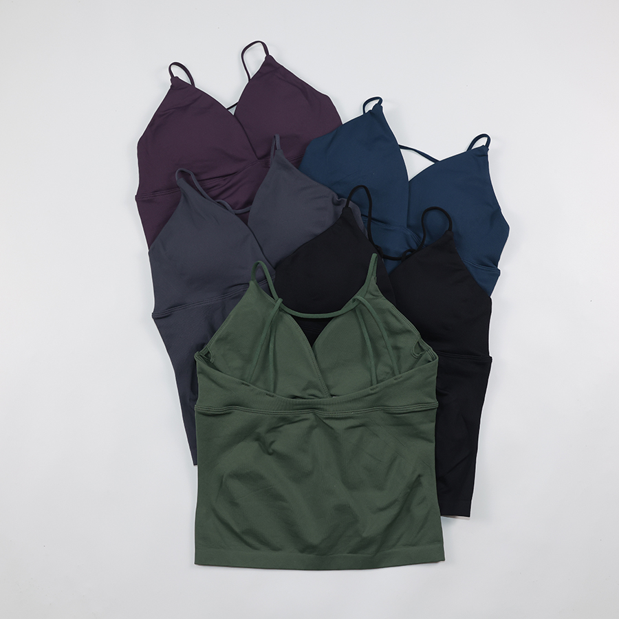 Twist Front Backless Gym Top W - Pilates Yoga Clothes 评论和价格